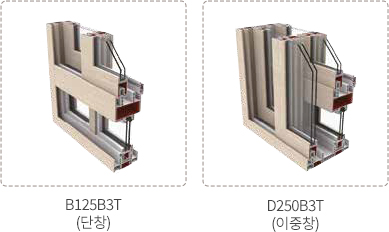 B125B3T(단창) / D250B3T(이중창) 이미지